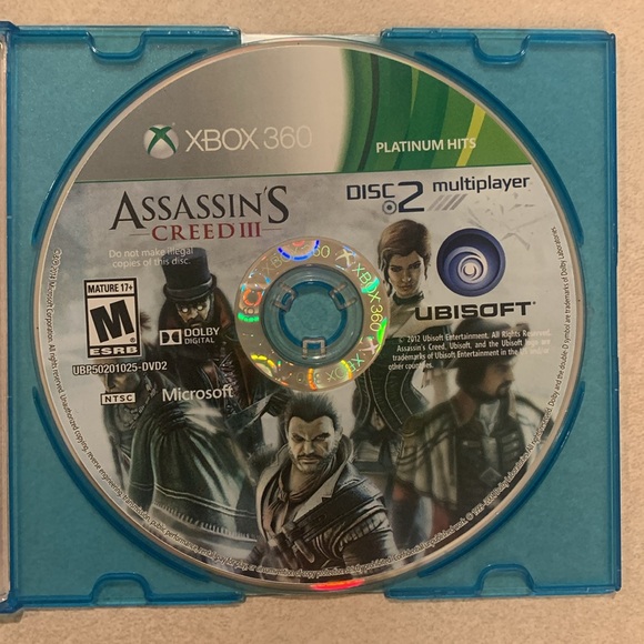 Xbox 360 Assassin’s Creed 3 III game - Picture 4 of 5